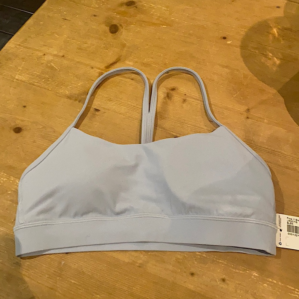 Lululemon Flow Y Bra *Nulu Blue Linen